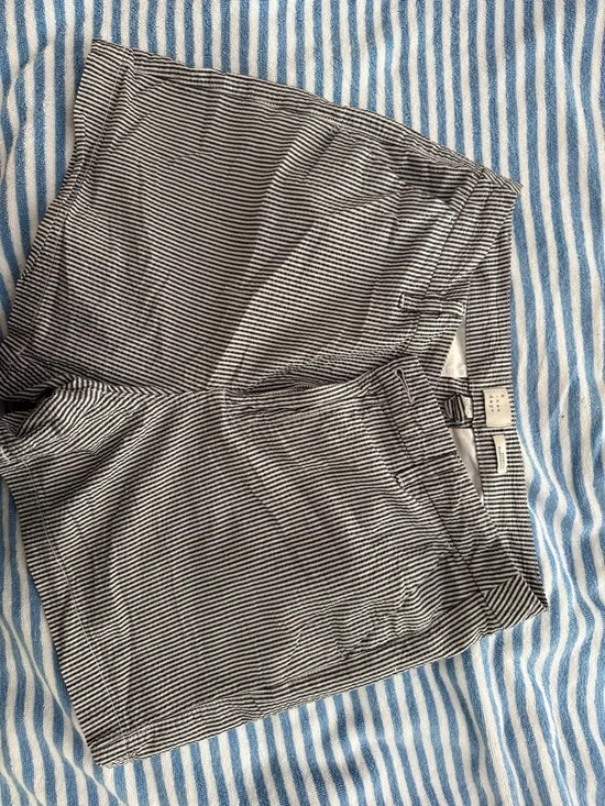 a new day navy & White Striped Seersucker Shorts - Picture 2 of 4